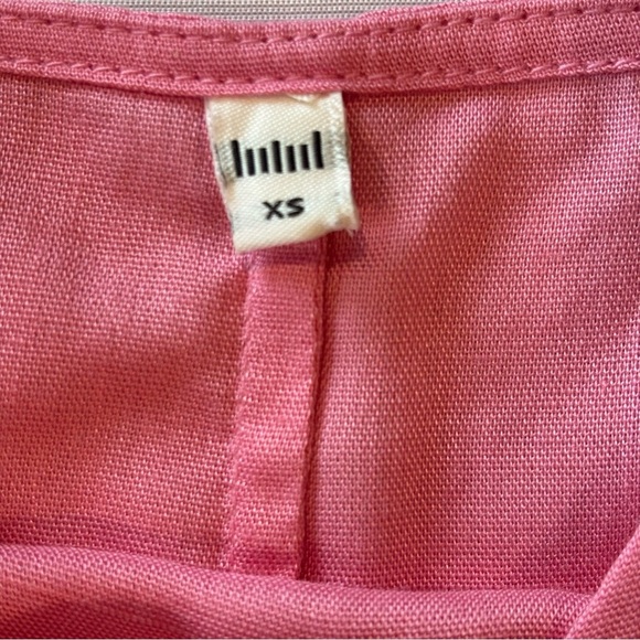 HEMANT & NANDITA 100% Viscose Pink Mauve Spaghetti Strap Tank Top XS - Picture 8 of 10